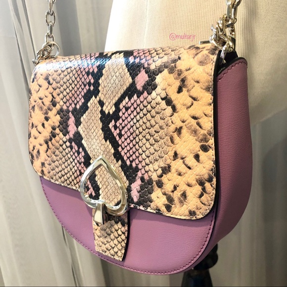 ♠️ Kate Spade ♠️ Robyn Exotic Saddle Bag - Picture 6 of 16